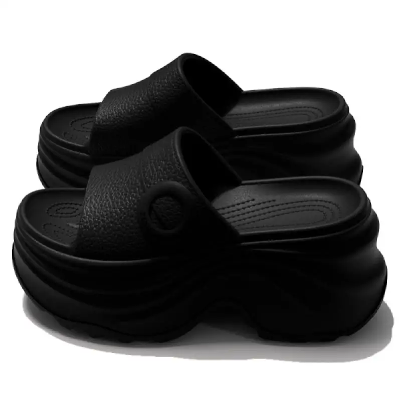 Chunky Plateau-Keilabsatz-Sandalen für Damen – Sommer 2026 – Leichte EVA-Strandsandalen mit dicker Sohle und Höhenerhöhung für Frauen – Detail 9