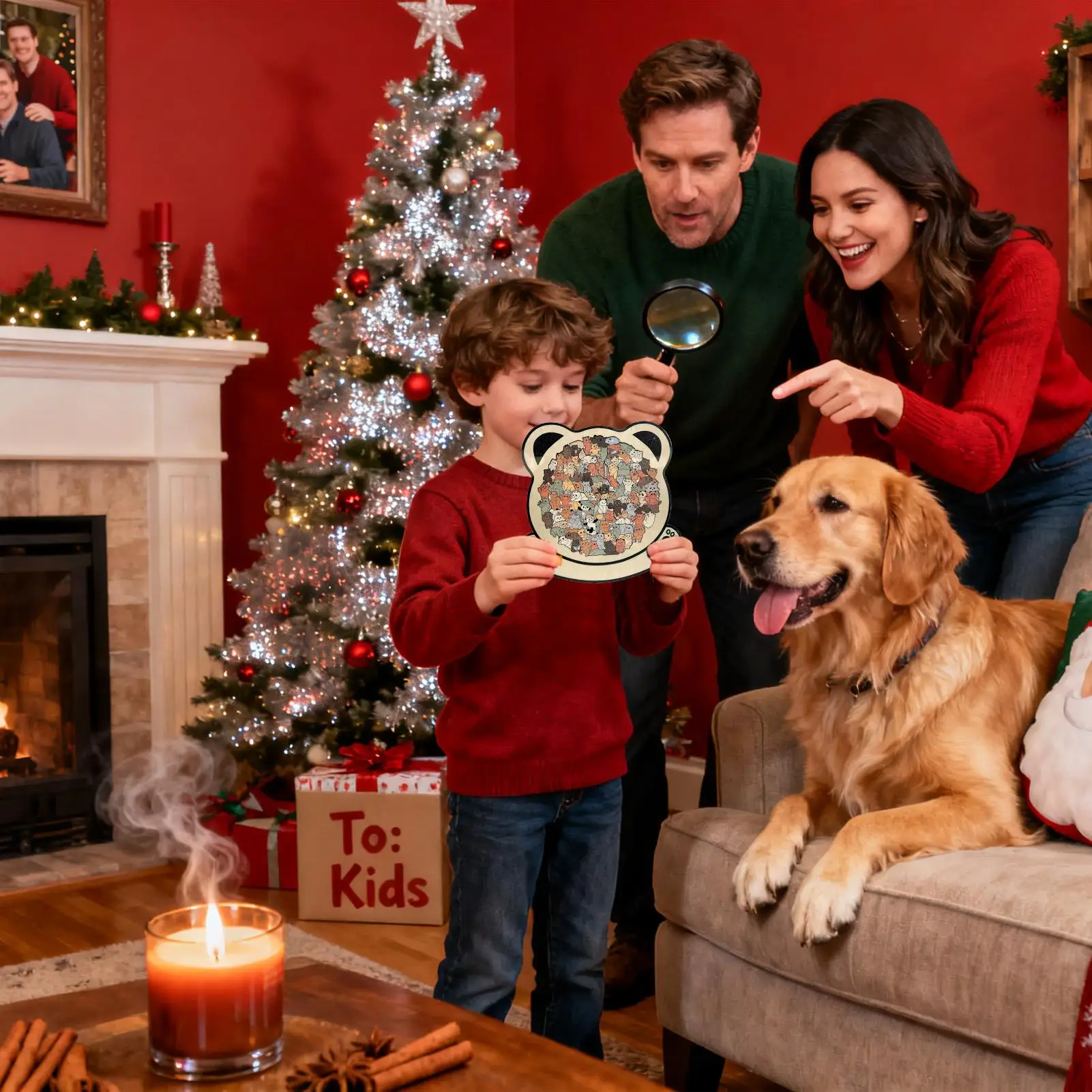 

Wooden Animal Puzzle Colored Dog Framed Board Game Wooden Colored Animal Jigsaw Puzzle For Adult Youth Elderly Friend Preschool