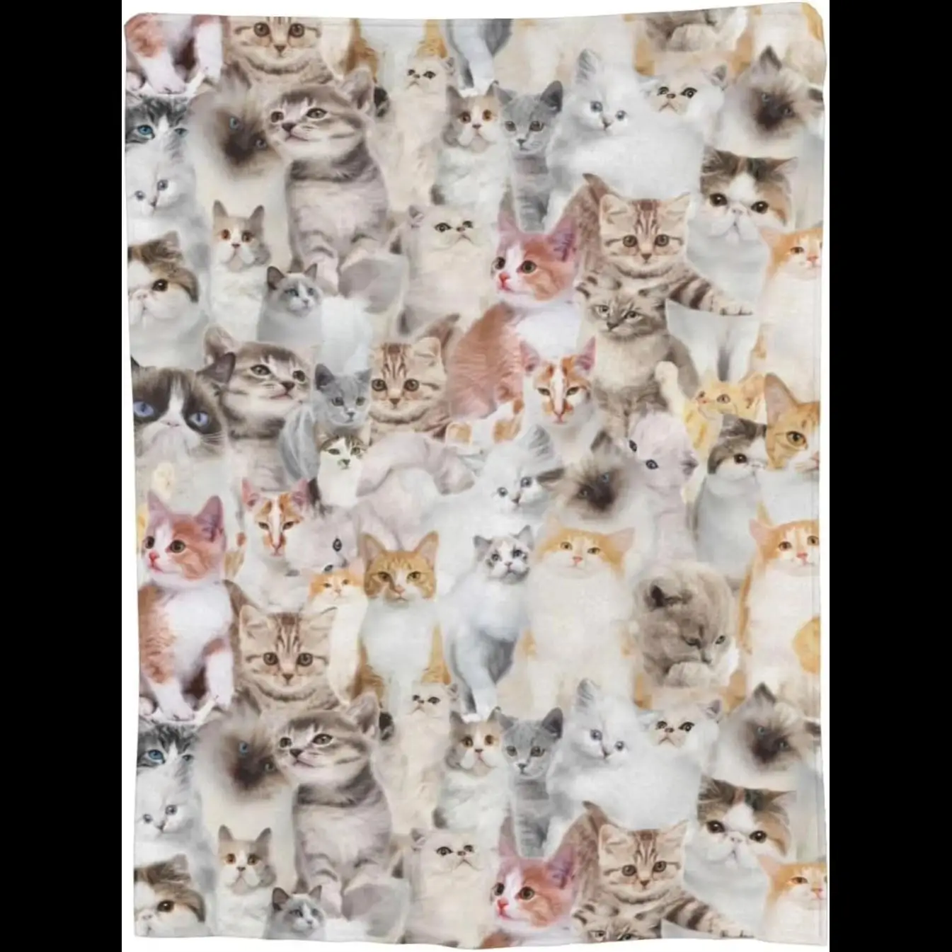 

Cute Cat Throw Blanket Soft Cozy Plush Flannel Blankets for Kids Adults Perfect Gift Home Decor Sofa Bed