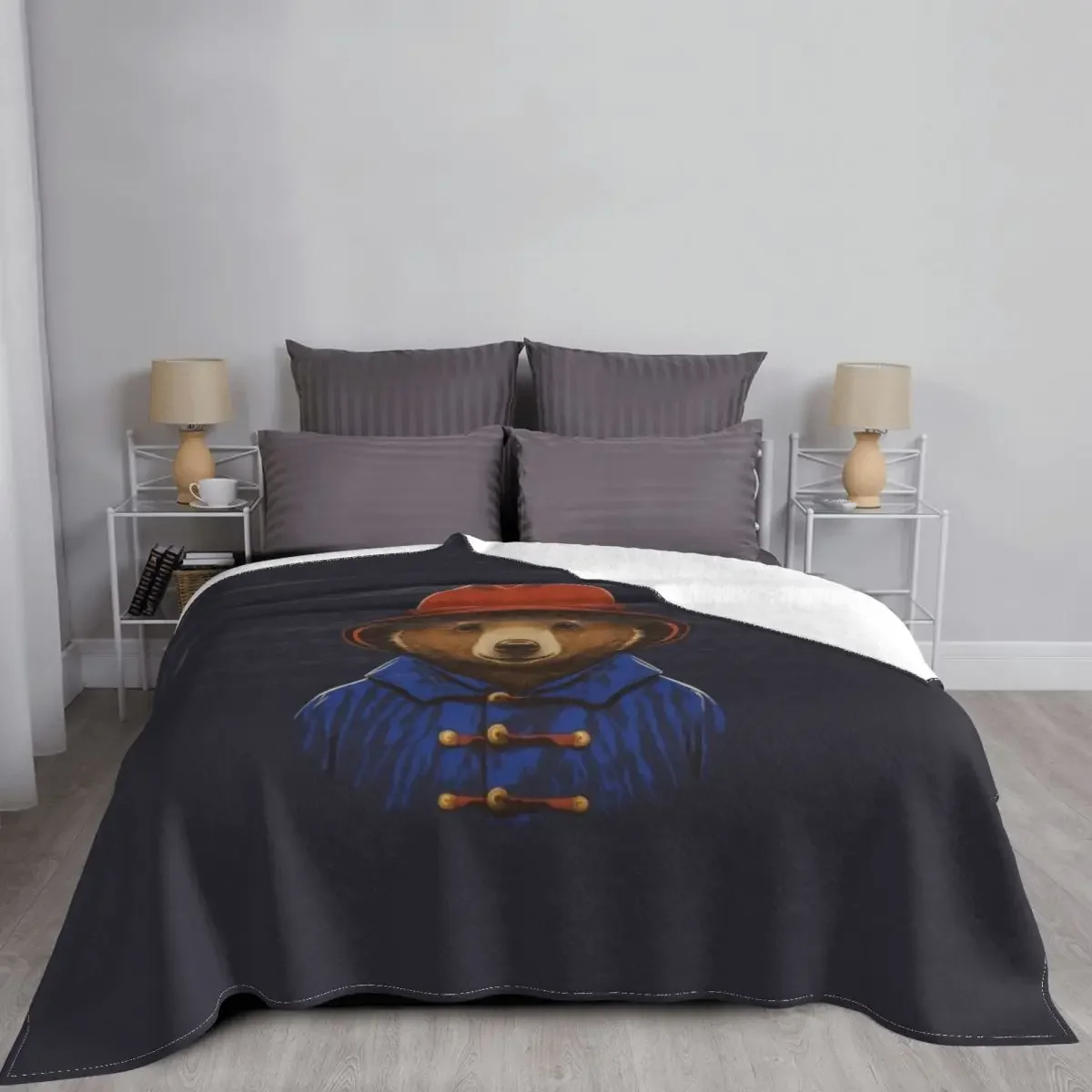 Paddington Bear Throw Blanket Sofa Quilt Flannels Blanket