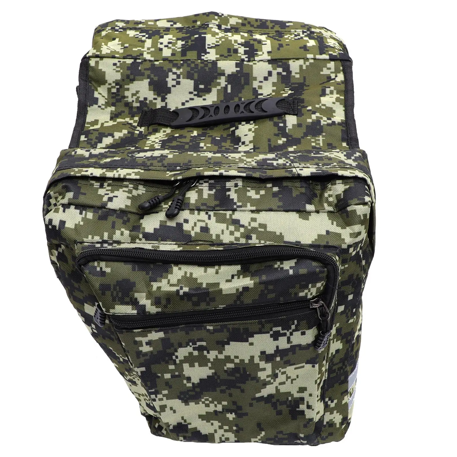

Camo Saddle Bag for Mountain Cycling Reflective Binding Large Capacity Waterproof Bike Luggage Pockets Rear Seat