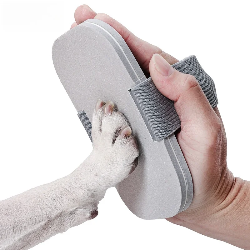 Dog Nail Grinder Rechargeable Electric Paw Trimmer Portable Home Grooming Tool Detachable Nail File for Small Medium Large Dogs