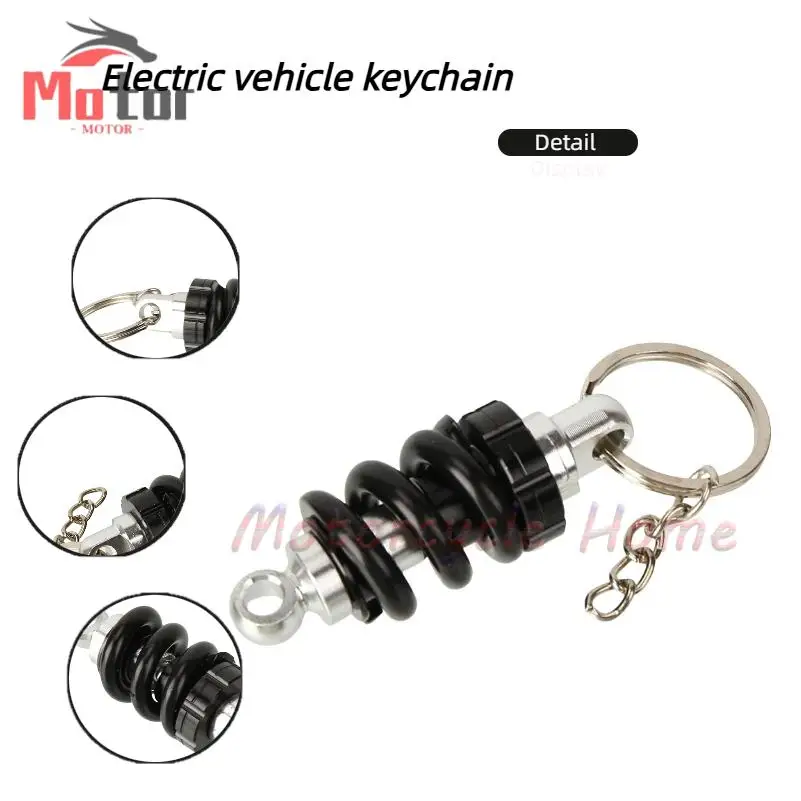 

Durable Aluminum Alloy Shock Absorber Key Ring: Automotive Front Strut Pendant for Daily Use with Cars & Scooters