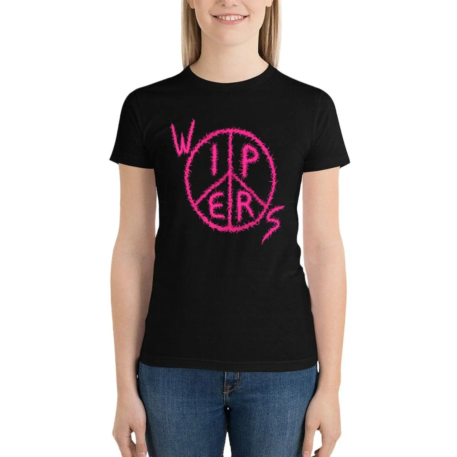 Wipers Band T-Shirt Aesthetic clothing tees female cat shirts for Women