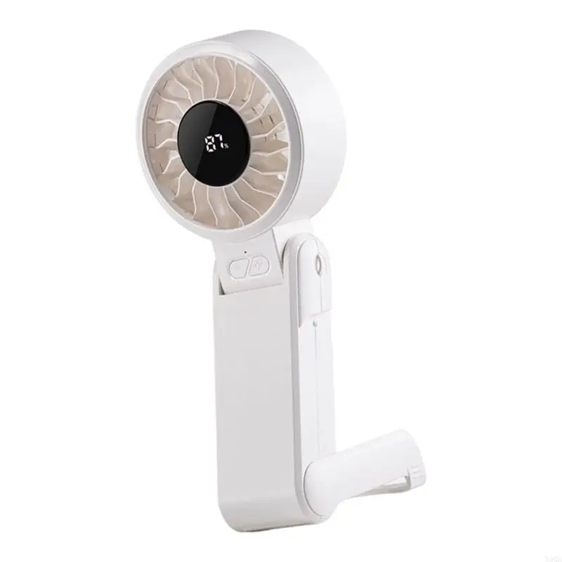 2025 New Powerful Mini Fan With 1800mAh Battery And Ergonomic Handle For Indoor Outdoor