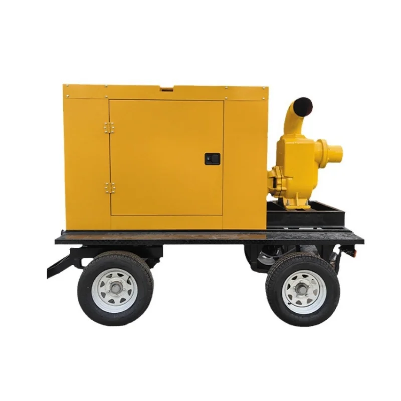 Flood Control Pump Truck Excellent Self Suction Ability Diesel Pump For Reservoir Surplus Water Flood Diversion Disposal