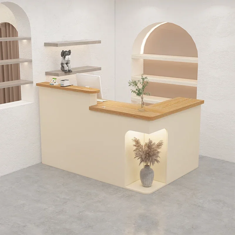 

Стойка регистрации супермаркета для ногтей, подставка для парикмахерской, стойка регистрации магазина, роскошная касса, информация RMostrador, уникальная мебель