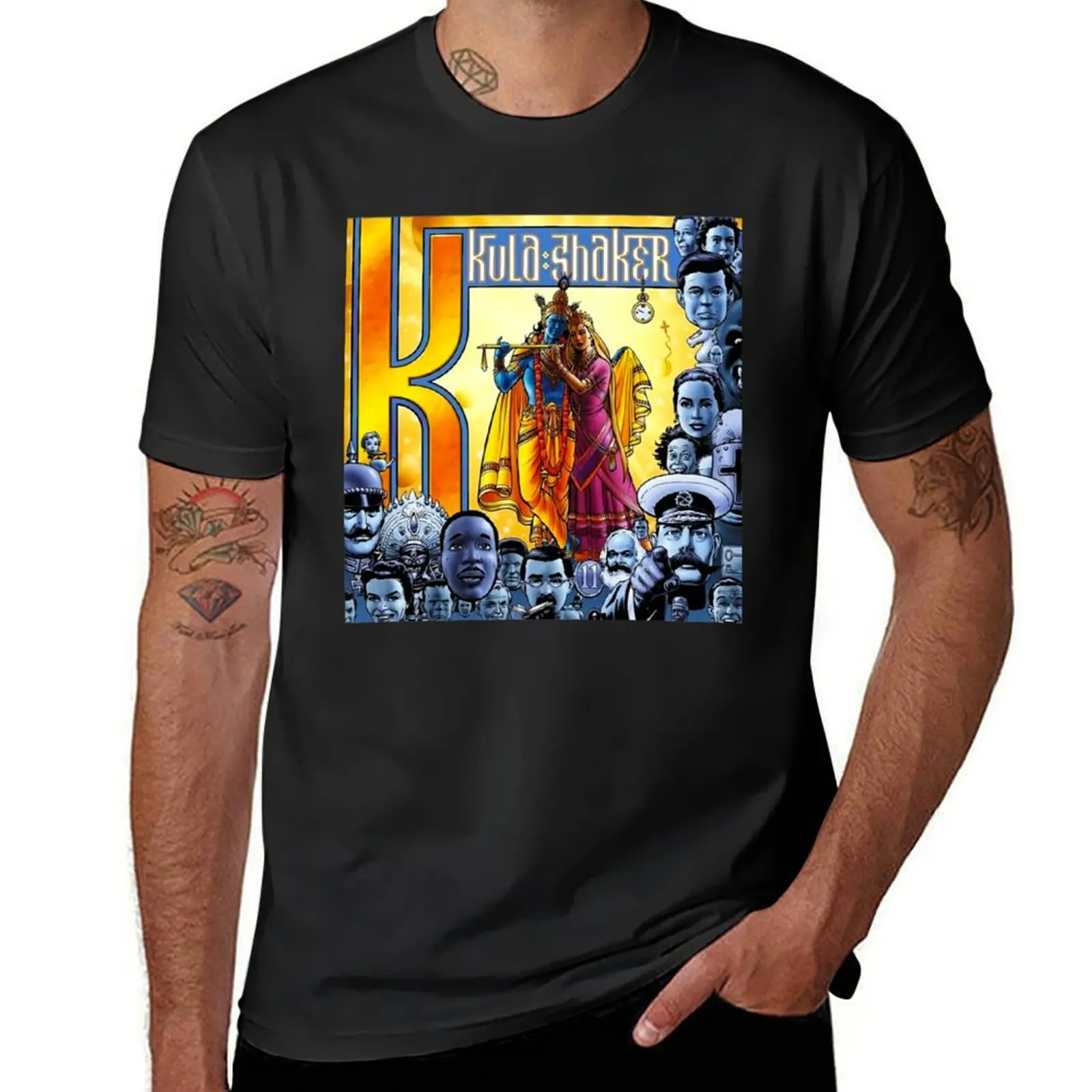 Kula Shaker- K- 7 Tee Shirt T-Shirt summer tops quick drying t shirts men