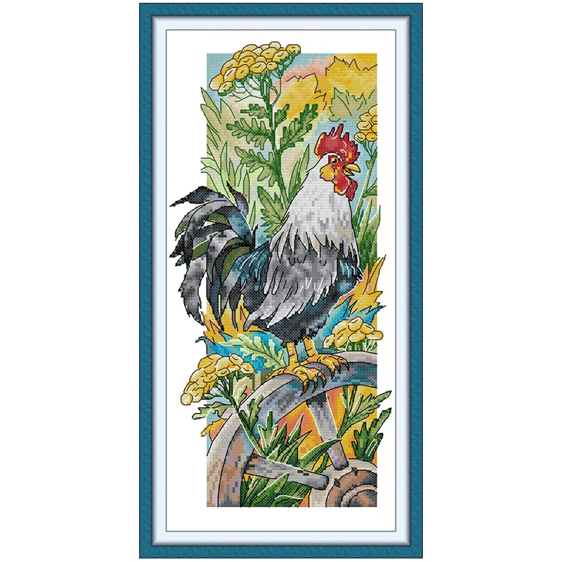 Idyllic Life Scenery Patterns Counted Cross Stitch Set DIY 11CT 14CT 16CT Stamped DMC Cross-stitch Kit Embroidery Needlework