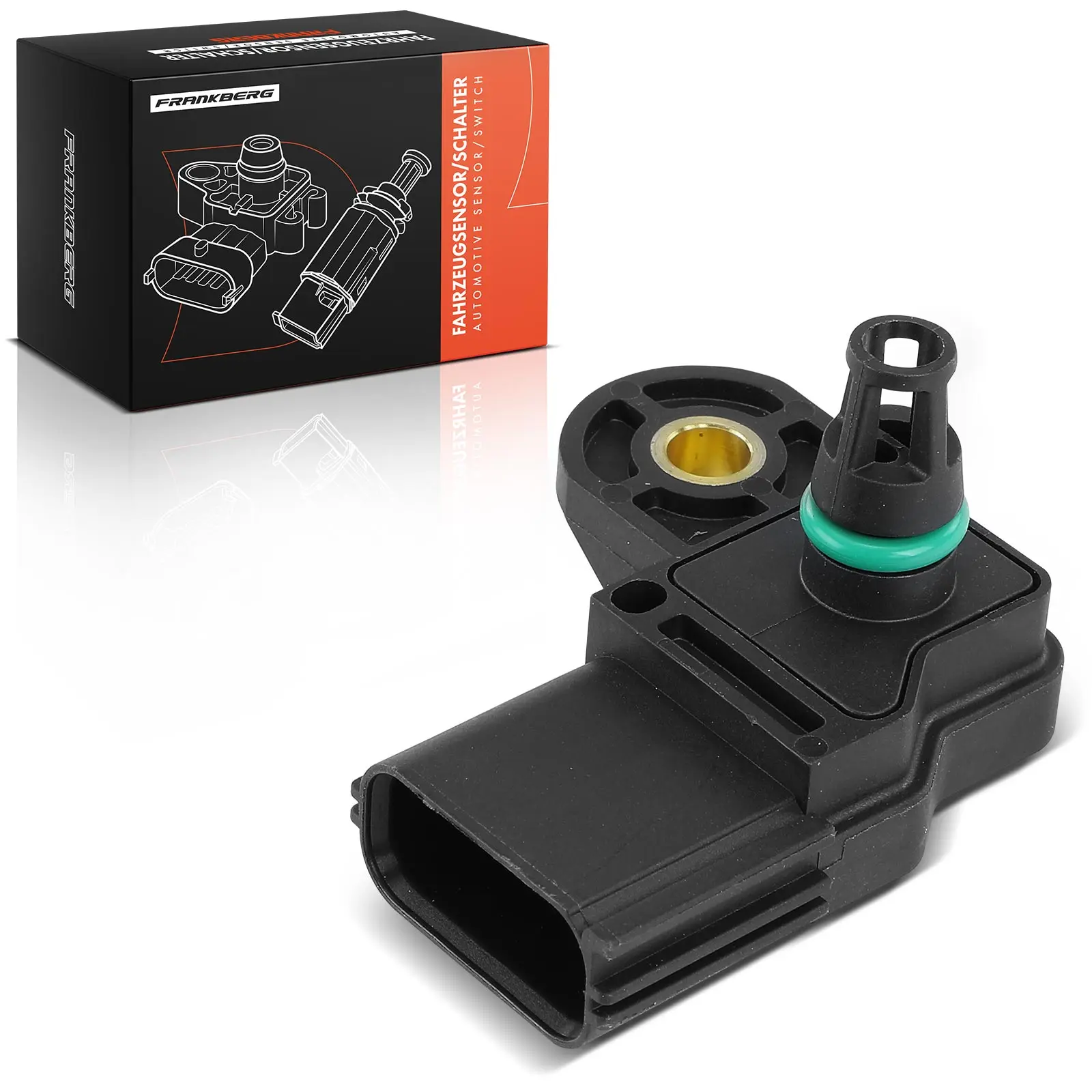 Frankberg 1x Druksensor voor Volvo C30 C70 S40 S60 S80 II V60 I V70 III XC60 XC70 II 0261230219 31216308 82526A1