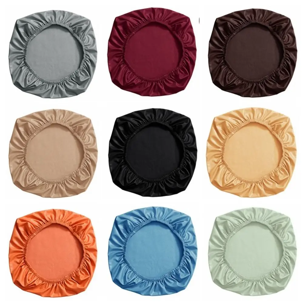 

PU Leather Chair Seat Cover Stretchable Elastic Split Chair Seat Slipcover Lightweight Dustproof Seat Cushion Cover Office