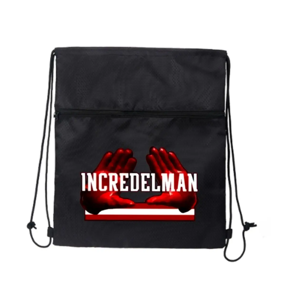 

Стильная спортивная сумка на молнии с графическим рисунком Incredelman: спортивный дизайн для любителей фитнеса