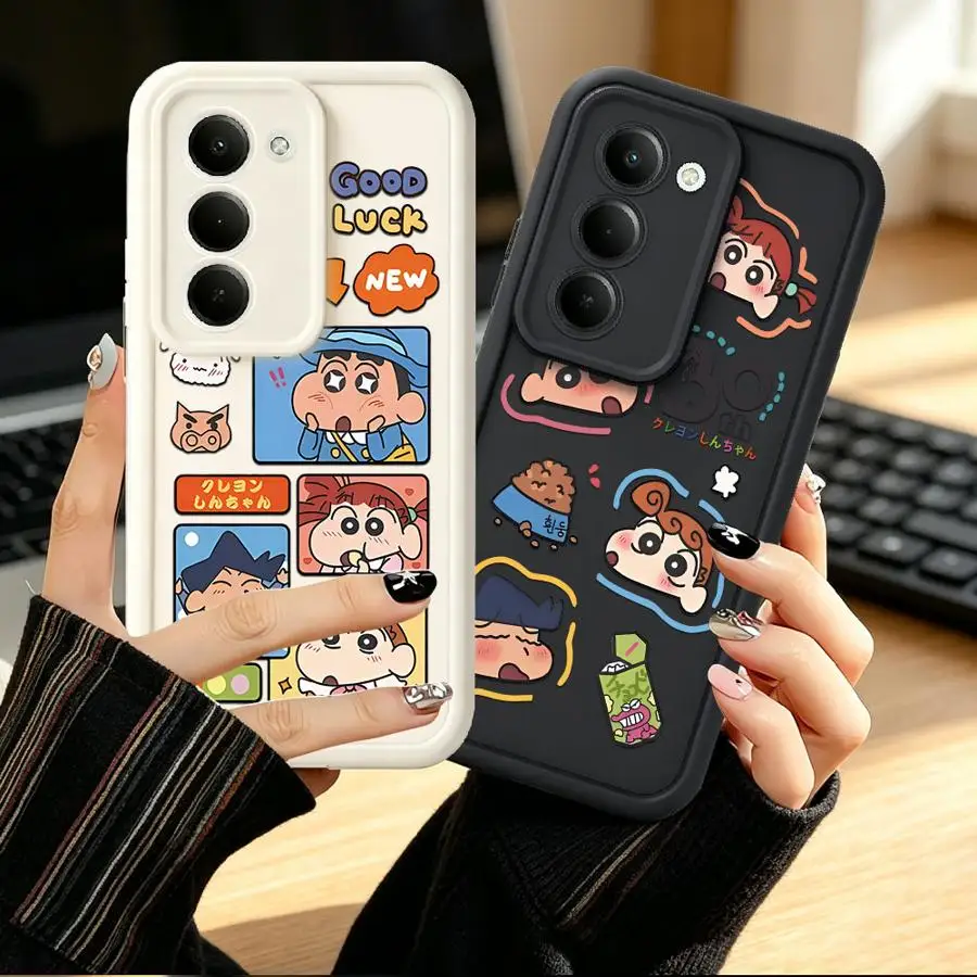 Cartoon S-ShinChans Phone Cover Case for Samsung Galaxy A23 A56 A34 A12 A13 A15 A16 A26 A32 A35 A36 A53 A54 A71 A72 A51 A73