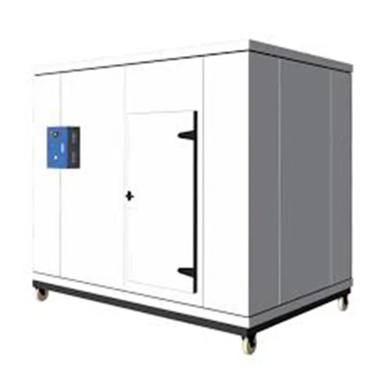 Sala de armazenamento de freezer de sala fria com unidade de refrigeração de compressor para carne e frutas