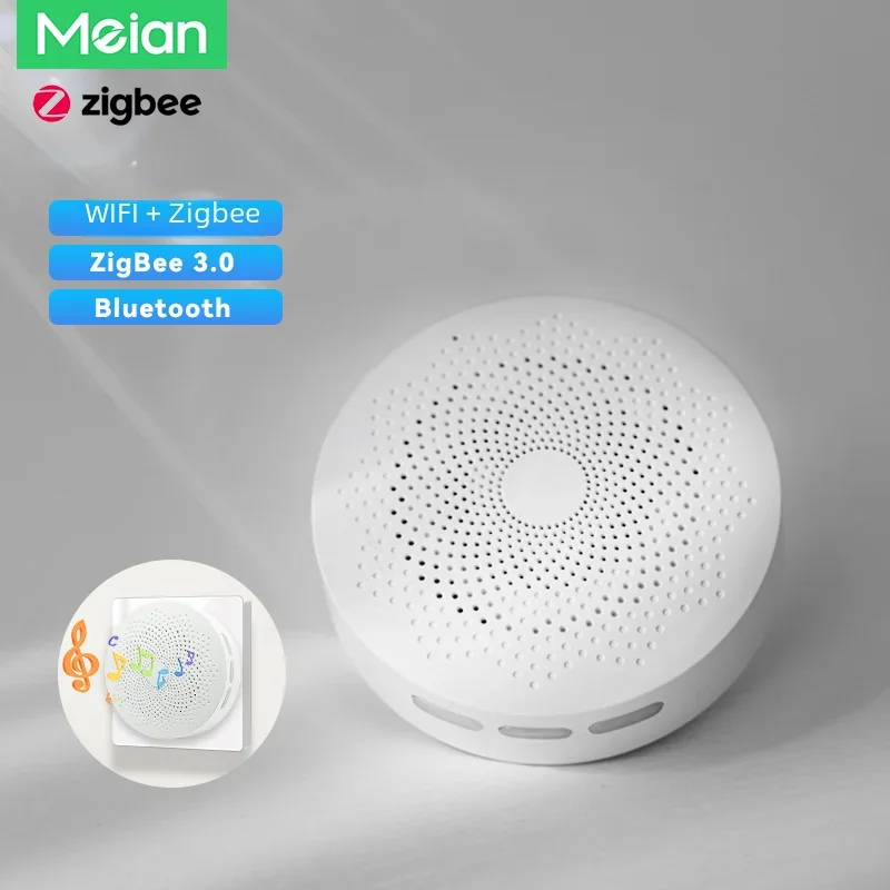 Meian Zigbee Alarm Host, Tuya Smart Home Gateway, Multi-Mode, Wifi, Bluetooth Hub, Deur Bewegingssensor, Smart Life Alarmsysteem