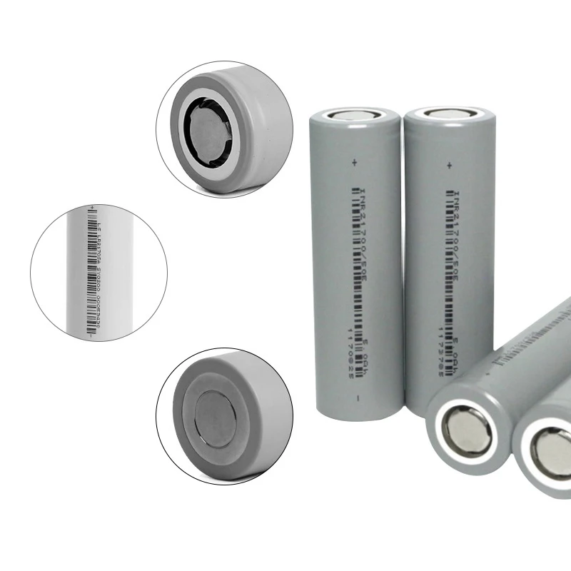 21700 بطارية 4800 مللي أمبير 3.7 فولت بطارية ليثيوم أيون بطارية قابلة للشحن لمصباح يدوي سكوتر كهربائي ذاتي الصنع ضوء الشمس (1-10 قطعة)