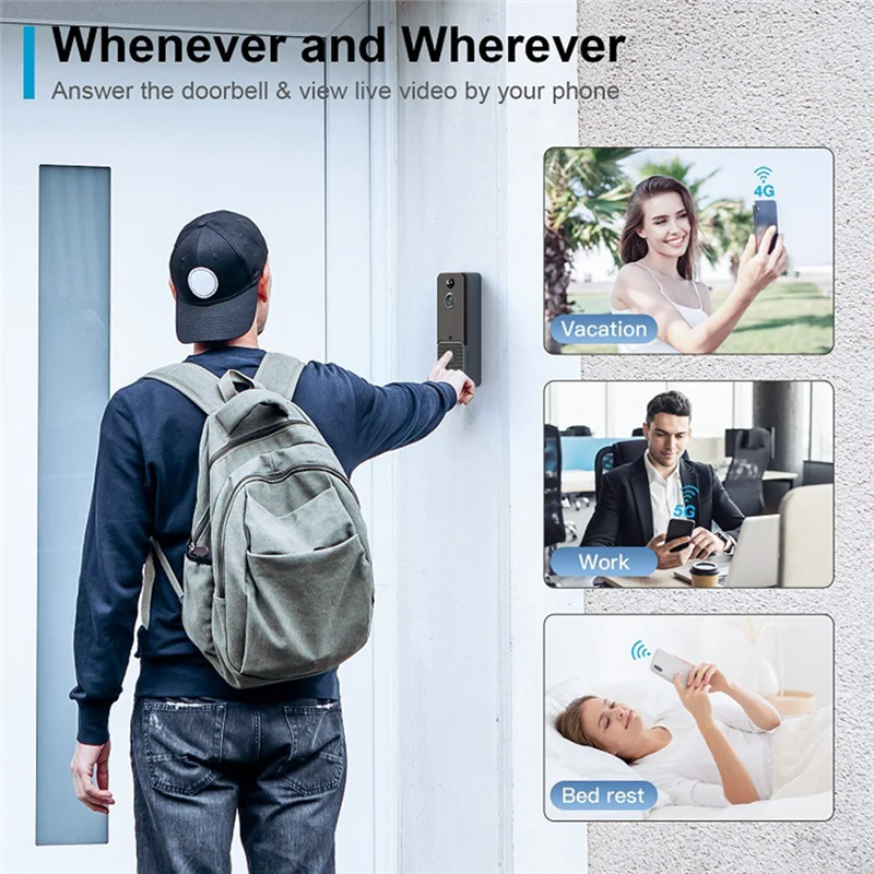 aban-ワイヤレス-wifi-ビデオドアベルカメラ-pir-人体検出クラウドストレージ屋外ドアベルインターホンスマートホーム-付き-簡単に-u
