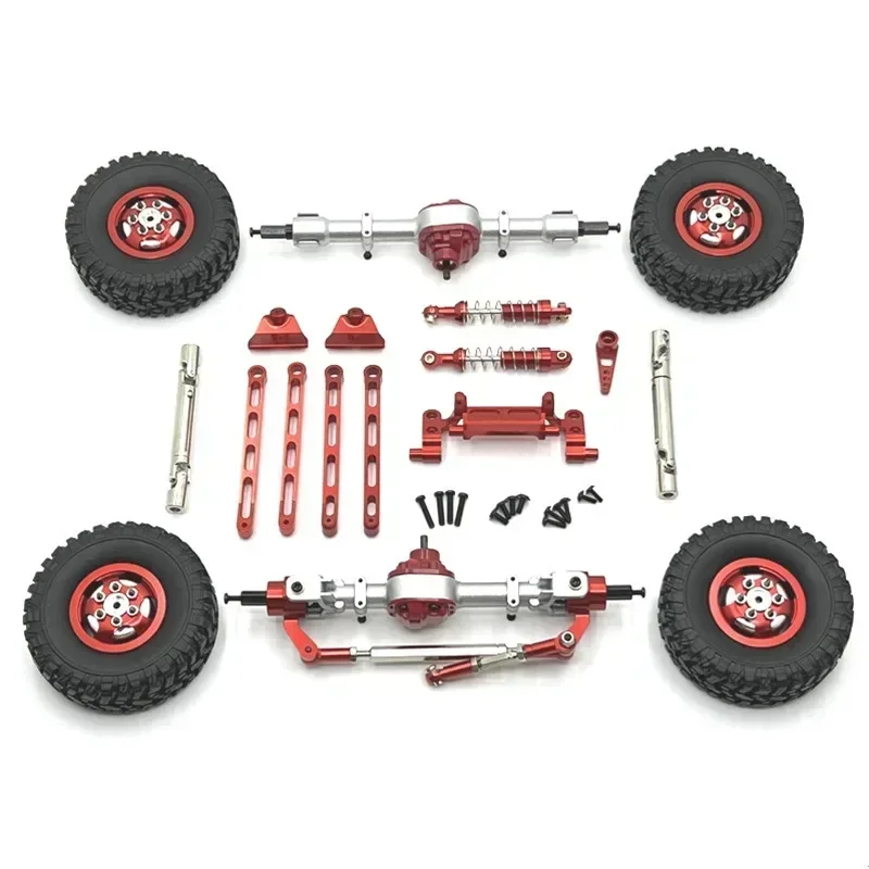 

Aluminum Alloy CNC Machined Front Rear Portal Axle DIY Kit For 1 12 MN MN82 LC79 MN78 RC Car Part RC Car Accessories