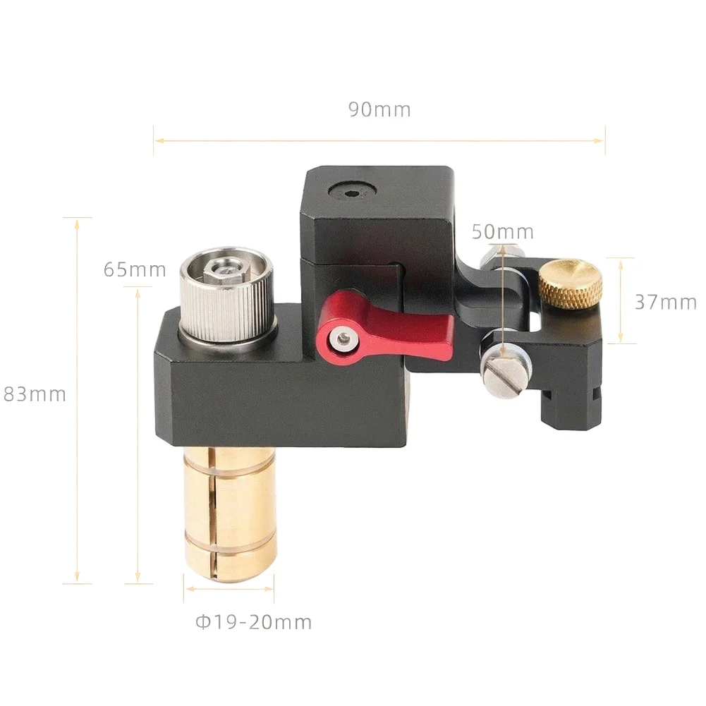 Track Saw Side Flip Stop Quick Adjust Positioning Jig Aluminum Alloy Precision Woodworking For MFT Table Limit Stop With Wrench