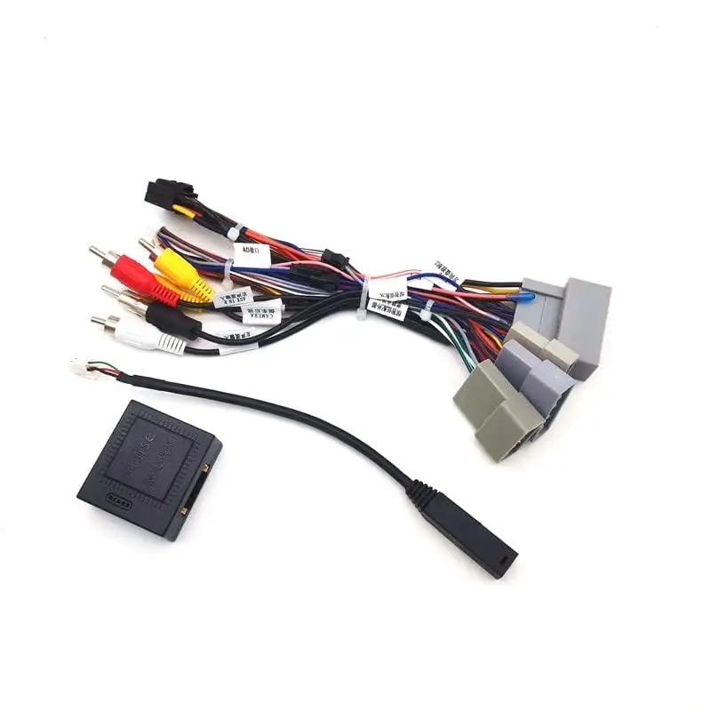 16pin Car Android Stereo Power Wiring Harness W/Canbus + USB Cable for Honda Xr-V(15-17)/Vezel(15-18)/Jade(13-17)/Fit(14-19)