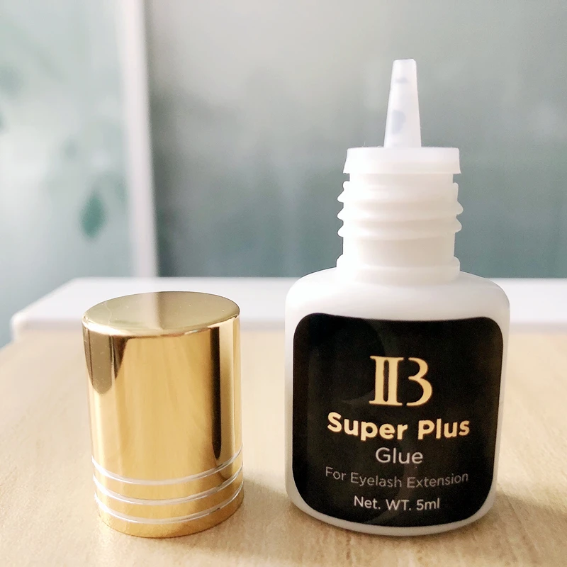 3 Bottles 5ml IB Super Plus False Lashes Glue Fast Drying Lasting 6-7 Weeks Korea Original Eyelash Extensions Glue