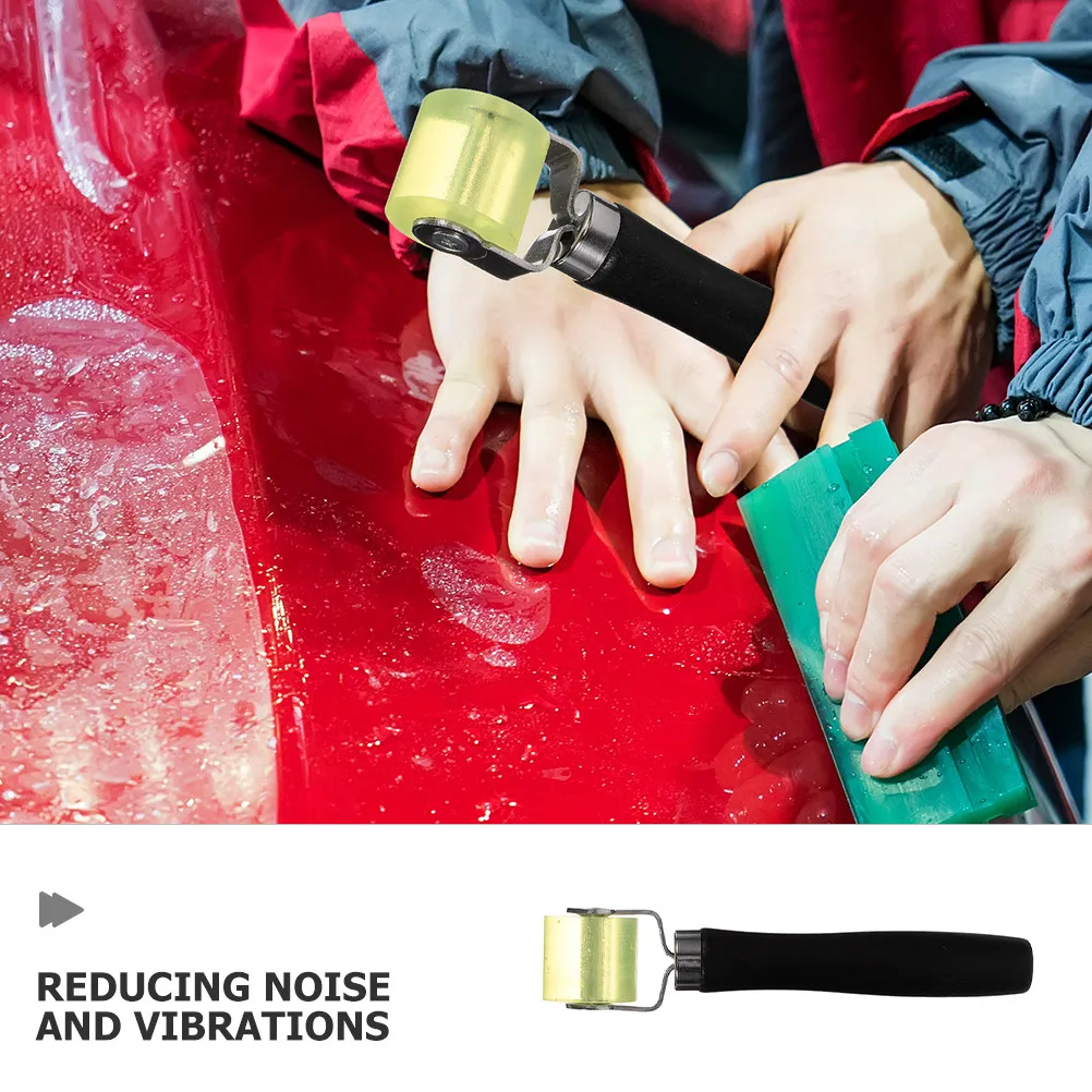 Automotive Sound Deadening Rubber Seam Roller Car Audio Noise Reduction Sound Insulation Application Smoothing Tool
