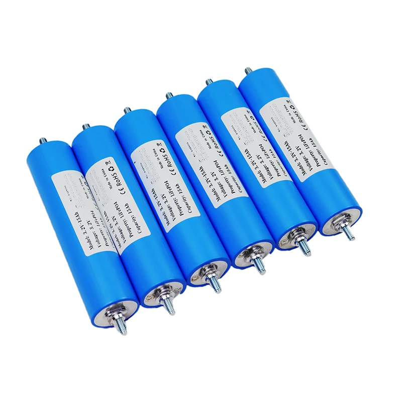 6PCS Lithium Iron Phosphate Battery,Solar Inverter,Boat,E-Scooter,Power Tools,Nickel, DIY, 3.2V, 33140,32140, C33, 15Ah, LiFePO4