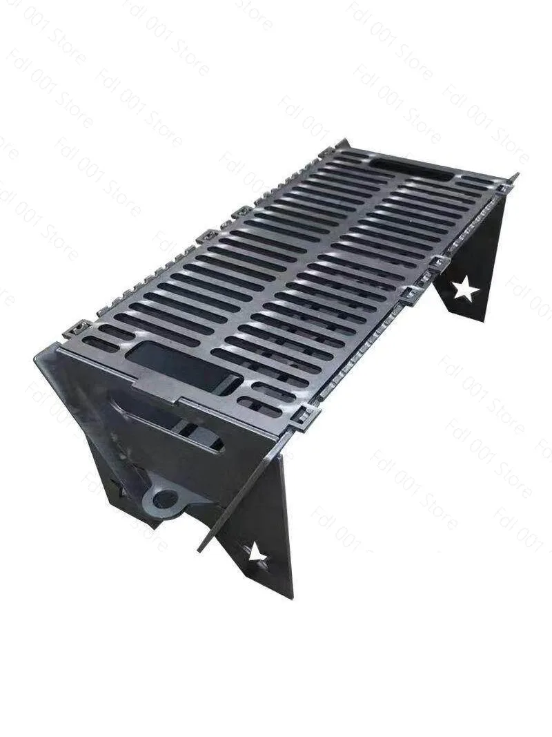 

2025 new outdoor barbecue grill portable folding commercial household indoor camping oyster mini charcoal grill