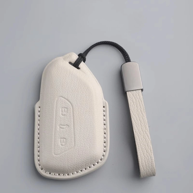 

Подходит для Volkswagen ID3 ID4X ID6X CROZZ ID7 из алюминиевого сплава + кожаный чехол для дистанционного ключа автомобиля, лучшая защита