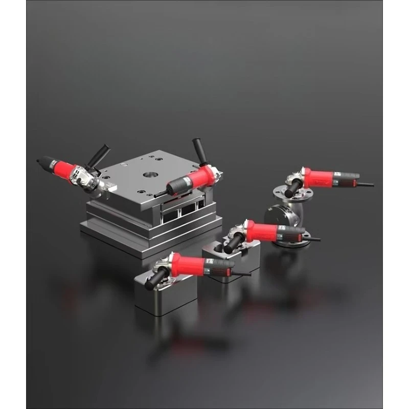 آلة الميلا الكهربائية المحمولة AX1013 مع قطع حافة النجارة المعدنية بشفرة C