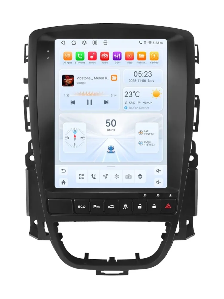 9.7-calowy odtwarzacz multimedialny z CarPlay i Androidem 14 do Opel Astra J Buick Verano 2009 - 2015, radio samochodowe, nawigacja GPS, stereo, ekran z kamerą 360 — 2