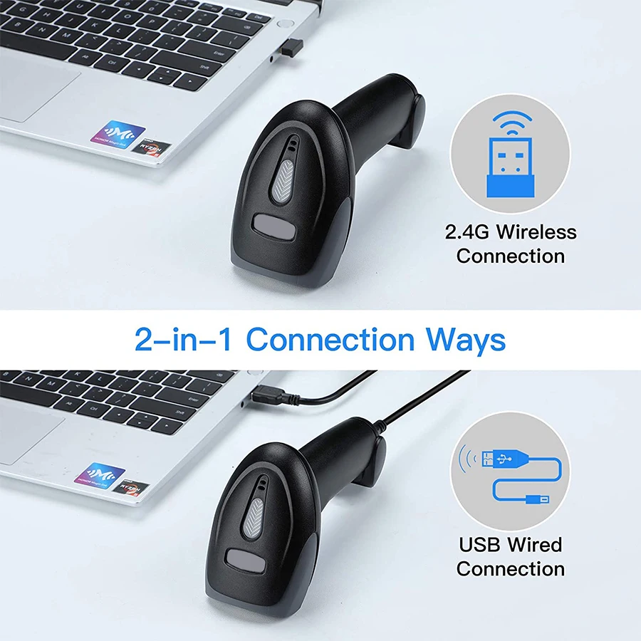 Yokoscan Factory Brand Laser 1D 2D Qr Long Range Wireless Price Lector Bar Code Scan Reader Handheld Barcode Scanner OEM ODM