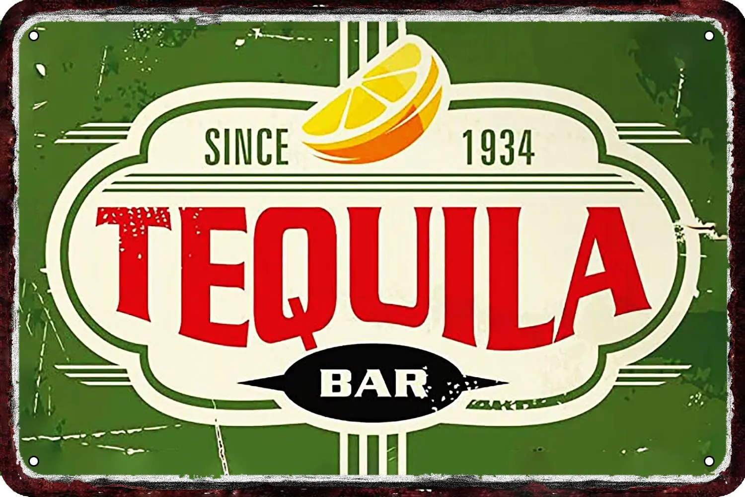 Tequila Bar Vintage Metal tin Sign Metal Wall Decor Retro Art Tin Sign Look  Decorations for Home Kitchen Garage Bathroom Farm