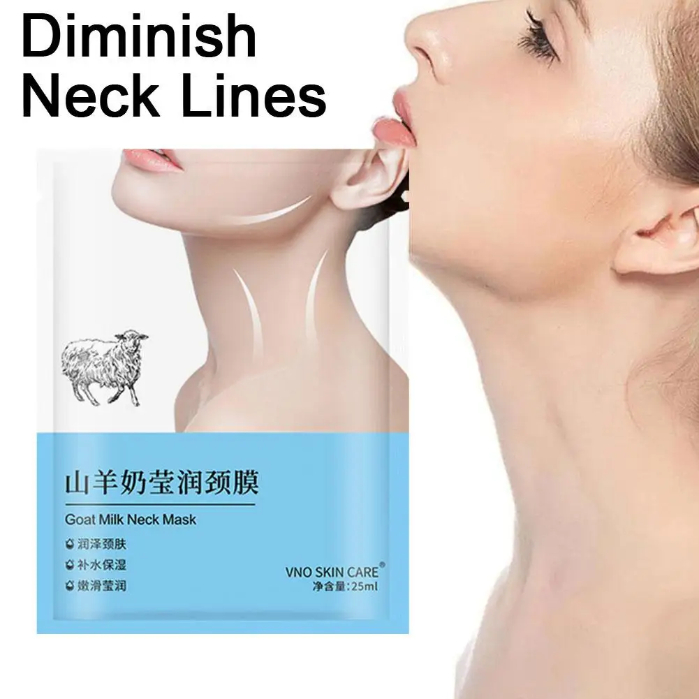 

Goat Milk Neck Mask Collagen Firming Anti-Wrinkle Whitening Mask Firming Anti-aging Beauty Moisturizing Lift Care Neck D9M7