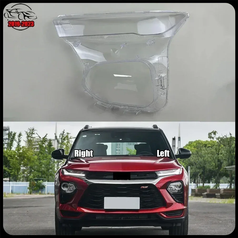 

For Chevrolet Trailblazer 2019-2023 Car front Headlight cover Auto lamp light Lens glass Lampshade Shell headlamp Lampcover Caps