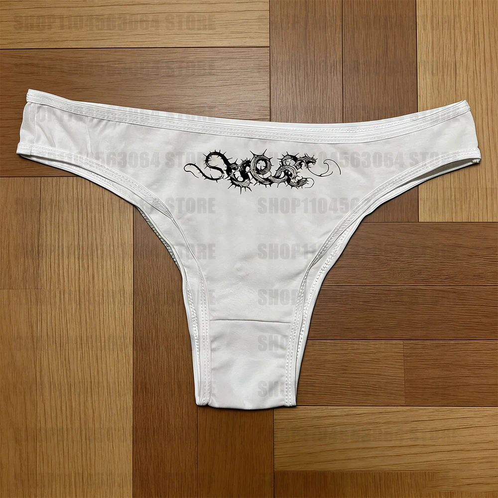Y2k Graphic Underpants Retro Kawaii girls Aesthetic Pattern Underpants 2000s Streetwear Fairy Female Underwear Women Clothes