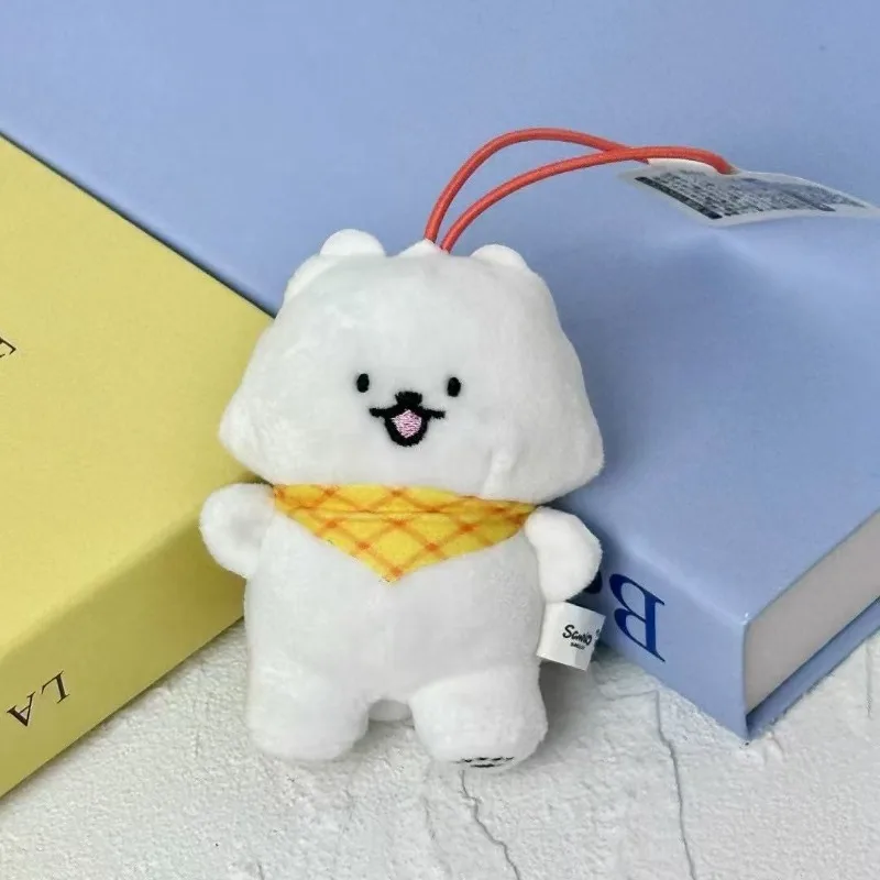 Nova série sanrio cordão chaveiro de pelúcia rock olá kitty legal pinguim ahiru não pekkle saco pingente kawaii melodia bolsa charme