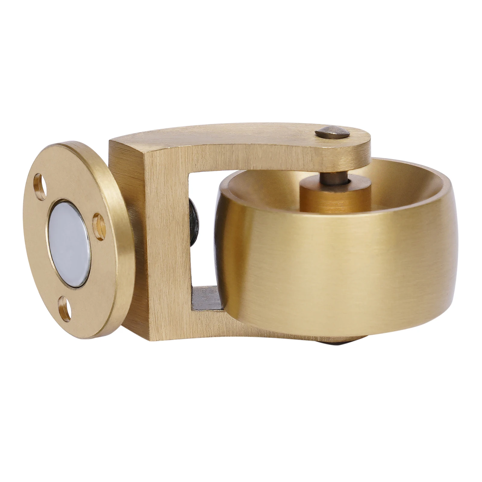 Durable 4-Pack Heavy-Duty Brass Casters with 440lb Weight Capacity and Easy Installation