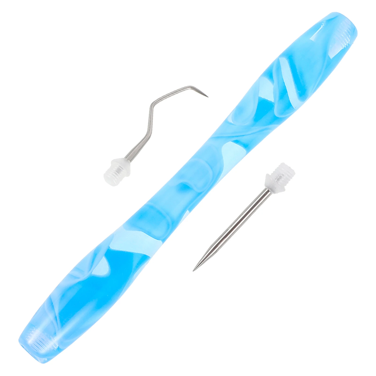 

Vinyl Weed Cutting Tool Shallow Blue 1 Straight Needle 3 Short Hook DIY Lettering Embossing Craft Weeding Vinyl Tools Kit