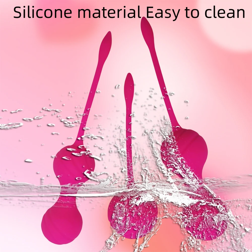 الخرز المهبل الكرة الجنس لعب للنساء سيليكون الذكية الجيشا كرة كيجل محاكاة المهبل الصينية بن وا الكرة تشديد التمارين #6