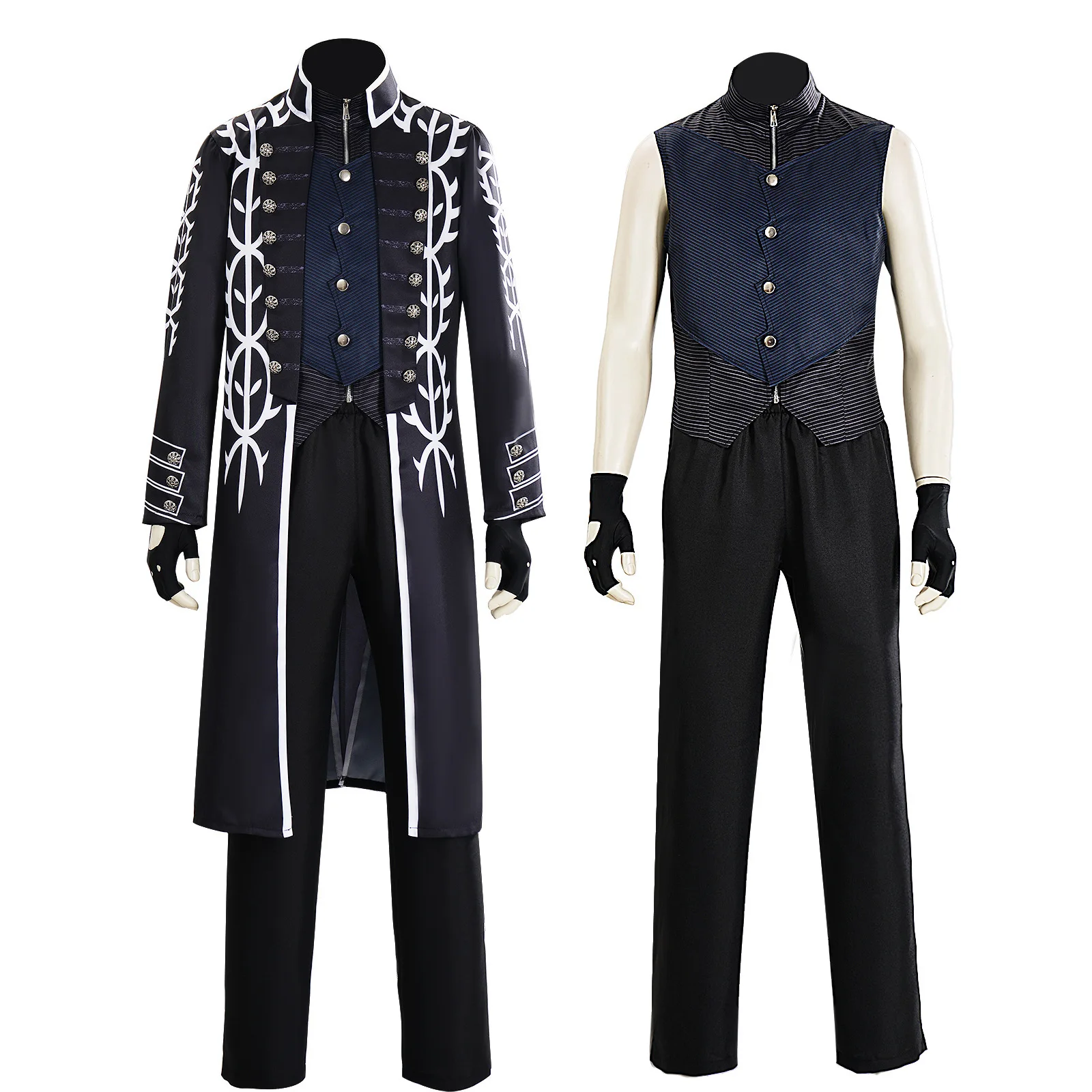 Game DMC Vergil Cosplay Costum - огляд і ціна Men Formal Wear Vest