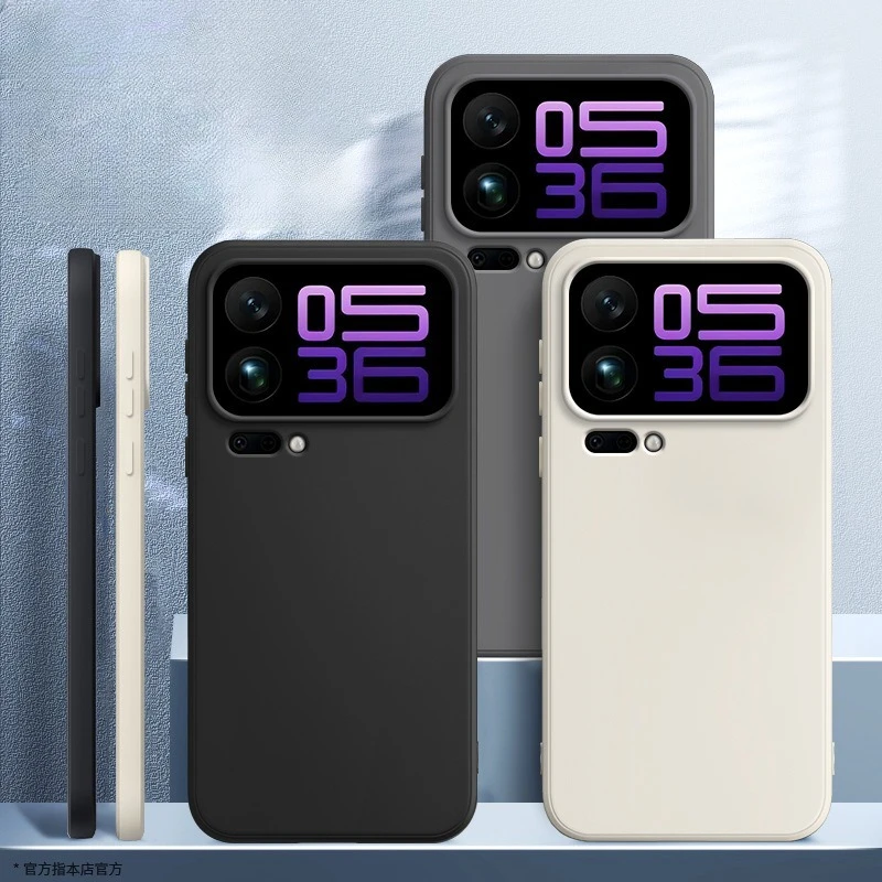 Objektiv Kamera Schutzhülle Telefon Fall Für Xiaomi 17 Pro Max Flüssigkeit Silikon Candy Farbe TPU Zurück Abdeckung Für Xiaomi Mi 17 pro Max