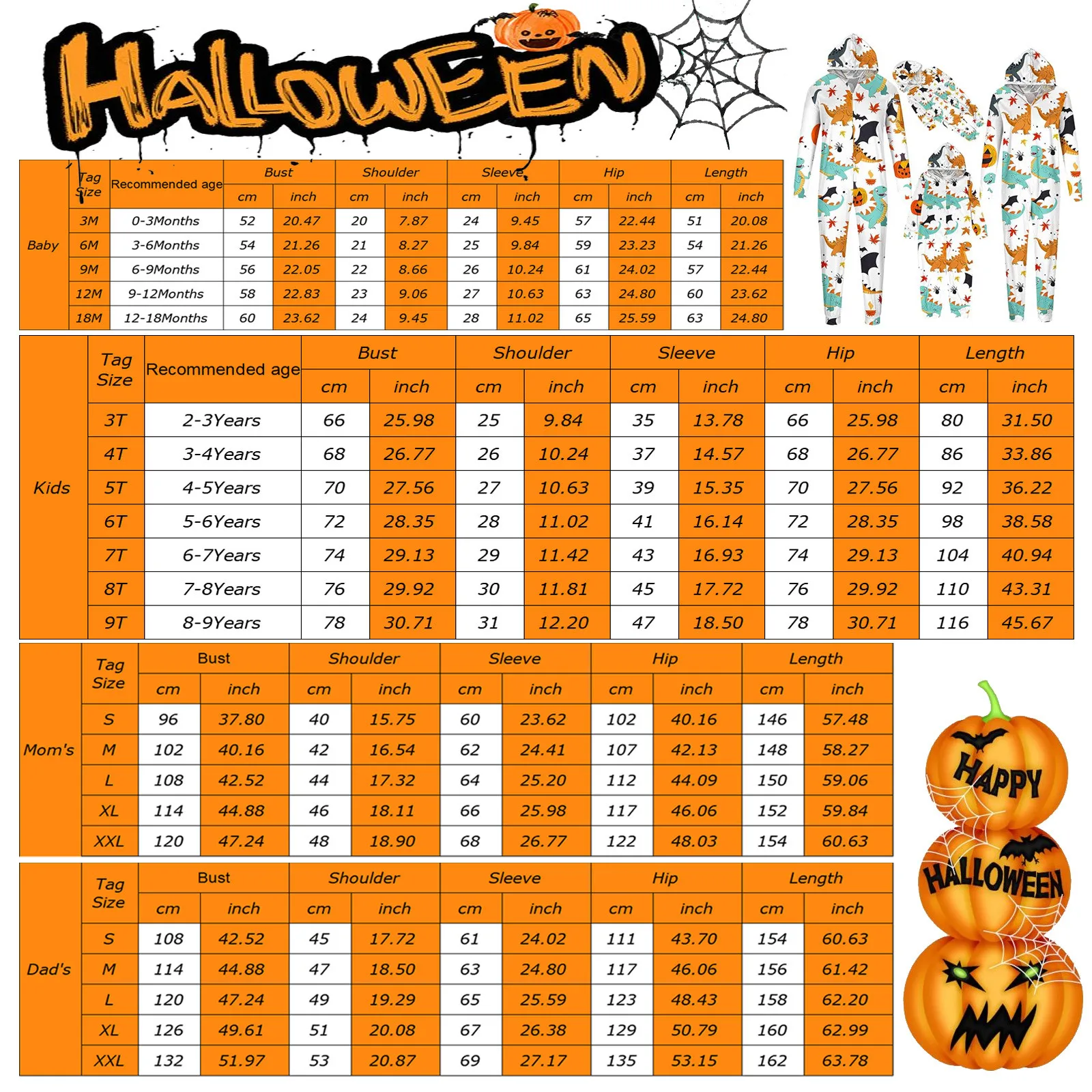 2024 Halloween Party Clothes for Family Skeleton Print Matching Pajamas Set Mom Dad Kids Sleepwear Soft Thick Family Look Pyjama