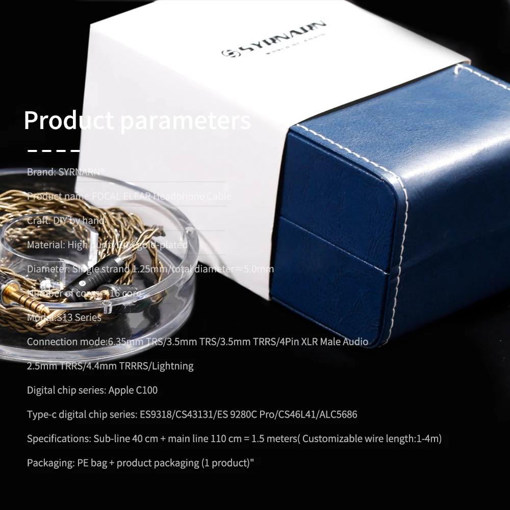Однокристальный медный кабель для наушников yatnarn 6N XLR 2,5 4,4 мм 2 м 3 м сбалансированное обновление для фокусного сотового телефона/Clear/Elear/Elex/Elegia