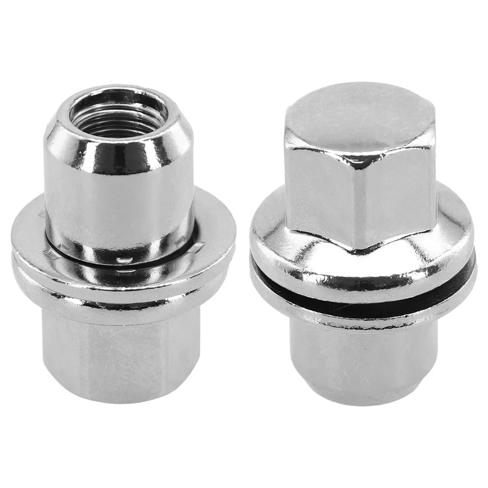 1pc Steel Silver Wheel Nut Replacement For Range Rover Sport L322 L405 L494 OEM For Land 22mm Hex M14x1.5 Chrome Plating