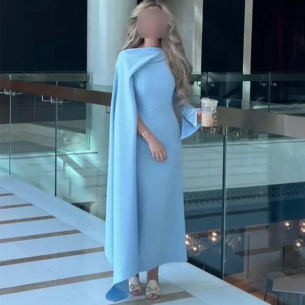 

Prom Dresses Elegant Exquisite High Quality Single Shoulder Sleeves Long Dress Formal Evening Party Gowns for Women Customized