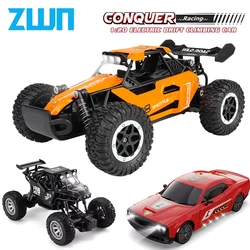 ZWN 1:20 RC Drift Car With Led Lights 2.4G Radio Remote Control Cars Buggy Off-Road Control Trucks Zabawki Prezenty dla dzieci