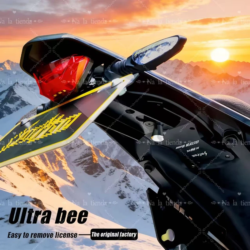 

Улучшенный кронштейн номерного знака для Surron Ultra bee, комплект улучшенных кронштейнов подсветки, быстросъемный, кронштейн номерного знака UB 7.