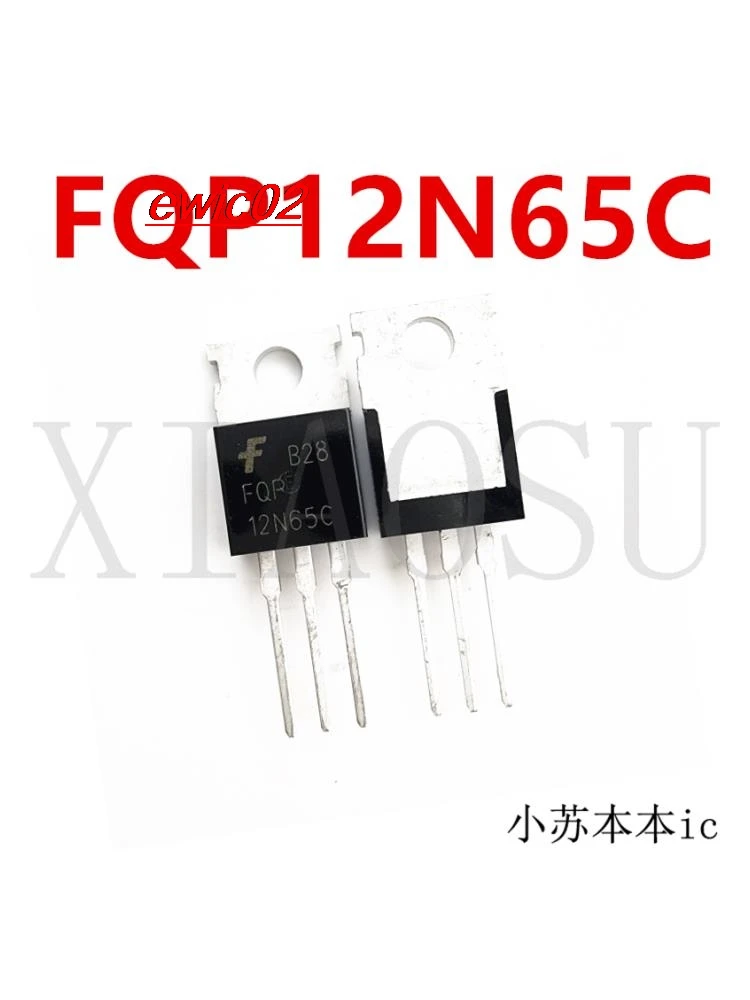 

5 шт., FQP12N65C TO-220 MOS 650V 12A IC