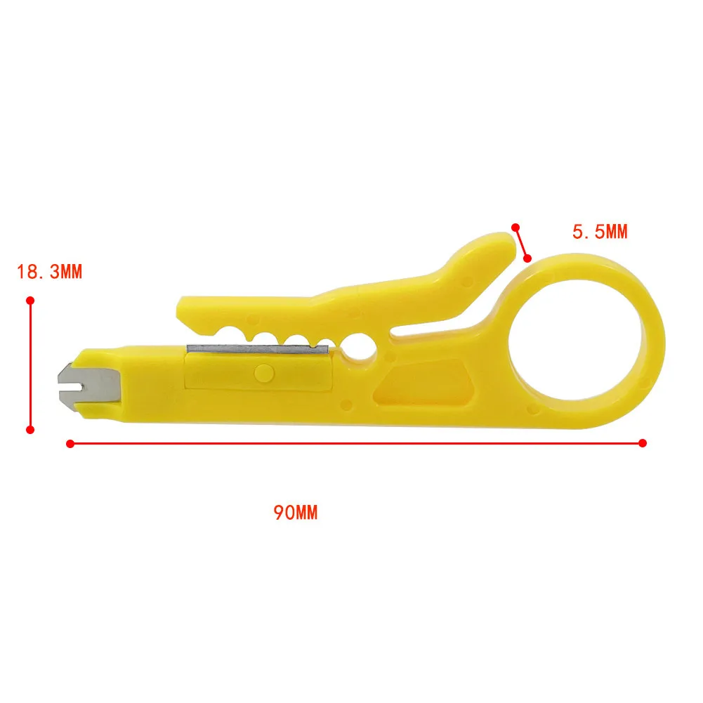 Essential Mini Wire Stripper Tool with Automatic Mechanism for Precise Cable Termination Suitable for CAT 5/6 For networks